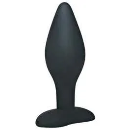 12 x 4 cm Black Velvets Large Plug 100% Silikon