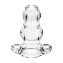 12 x 5,3 cm Double Tunnel Plug medium – Clear