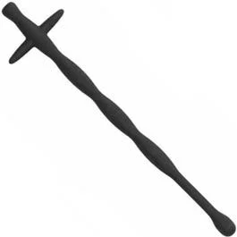 15 x 0,8 cm – Urethral Sounding Silicone Cock Pin – black