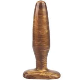 15 x 2 – 3,8 cm Dark Muscle – Hiney Rod Plug – gold
