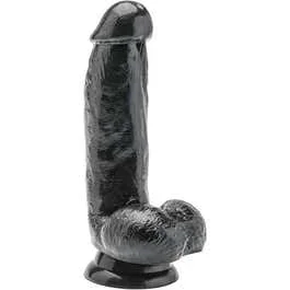 17 x 4,3 cm ToyJoy Get Real Dildo 6 inch with balls black