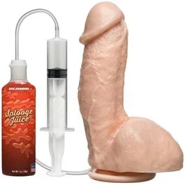 17 x 4,5 cm Dildo Doc Johnson Squirting Real Cock – Spritzdildo