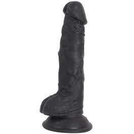 19,5 x 3,9 cm COXXX Levio Dildo mit starkem Saugfuß black