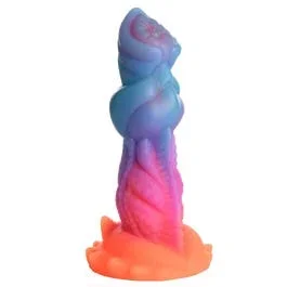 19 x 5 cm – Aqua Cock – Glow-in-the-Dark Silicone Dildo – blue