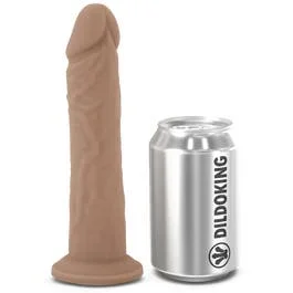 20,5 x 4,3 cm – Apollo – Dual Density – Thermoreaktiver Dildo mit Saugnapf – Model 2 – flesh