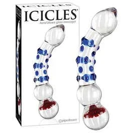 20 x 3,9 cm Glasdildo – Icicles No.18 | AKTION