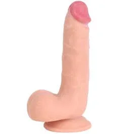 21,5 x 4,7 cm COXXX Jaden Dildo mit starkem Saugfuß flesh