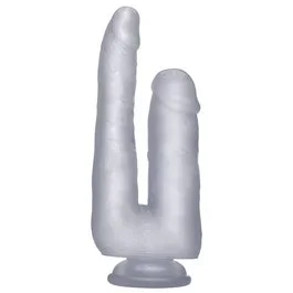 23 cm – REALROCK Dildo – Realistic Double Cock – clear | AKTION
