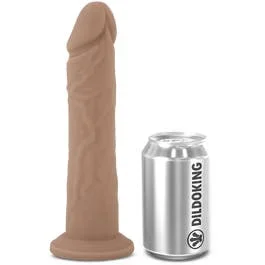 23 x 4,7 cm – Apollo – Dual Density – Thermoreaktiver Dildo mit Saugnapf – Model 2 – flesh
