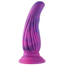 25 x 8,2 cm – the Pink Orbit – Dildo mit Saugnapf – purple/pink