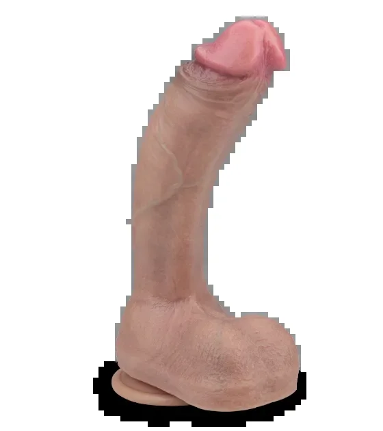 27 cm langer Saugnapf-Dildo Platinum