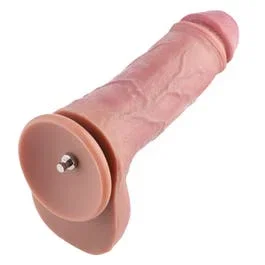 27 x 7 cm – Jackie Hunk – realistischer Dual-Density Dildo mit KlicLok – tan
