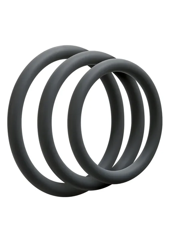 3 teiliges Penisring Set – grau