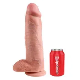 30,5 x 7,5 cm Dildo King Cock 12 Inch with balls flesh