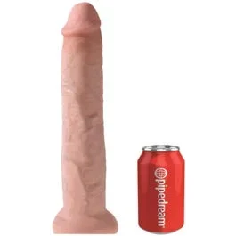 33,0 x 6,5 cm – Riesendildo mit Saugnapf – flesh