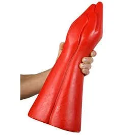 39 x 10 / 13 cm FAT TONY XXL-Doppelfistarm Dildo Keith red | AKTION