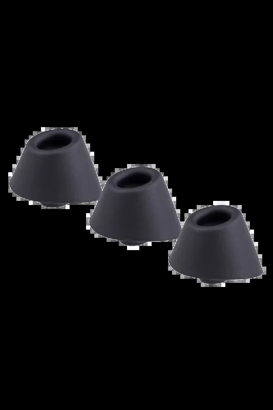 3er Pack Ersatzkappen für Womanizer® Duo – schwarz