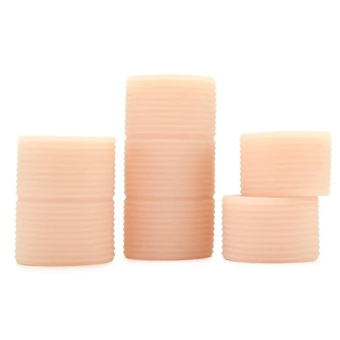 4 Piece Stackable Girth Gainer System in White