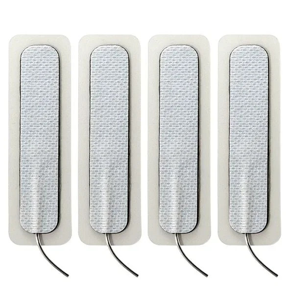 4 x lange selbstklebende Pads 1,5 cm x 7,5 cm