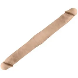 42,5 x 4,4 – Dual Density – Premium Silicone Double Dong Dildo Model 1 – M – flesh