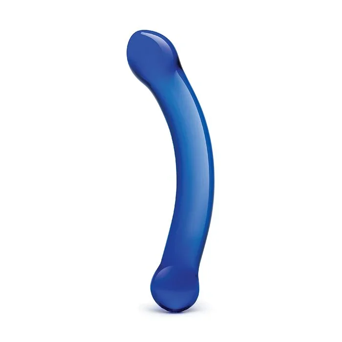 6″ Textured Glas G Spot Glass Dildo