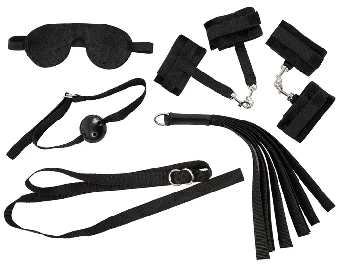 6-teiliges Fessel-Set, individuell verstellbar Accessoire Bizarre