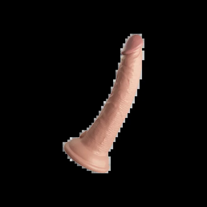 ‚7 Inch Dual Density Vibrating Silicone Cock With Remote‘, 21,5 cm