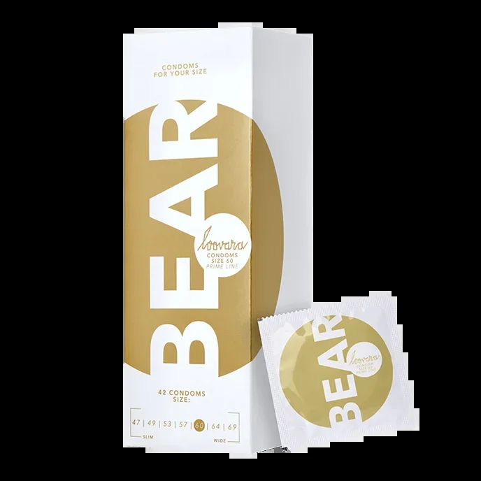 ‚Bear 60 Condom‘, 42 Stück, 60 mm