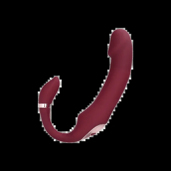 ‚Bendable Vibrating Strapless Strap-on‘, 19 cm