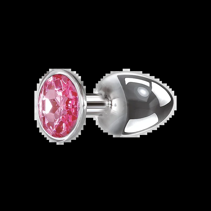 ‚Large Pink Gem Anal Plug‘, 9,5 cm