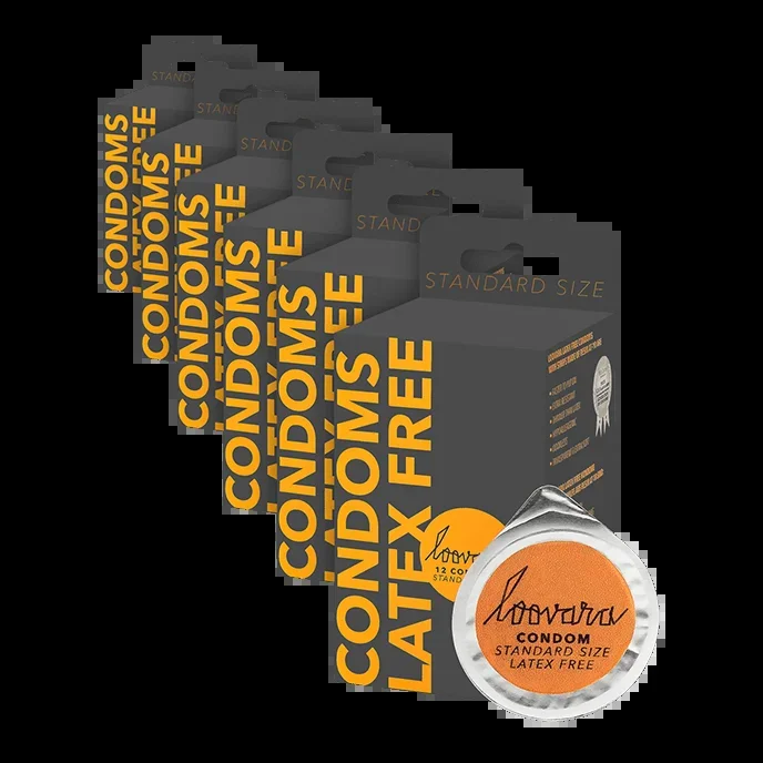 ‚Latex Free Condoms Standard Size‘, 72 Stück, 53 mm