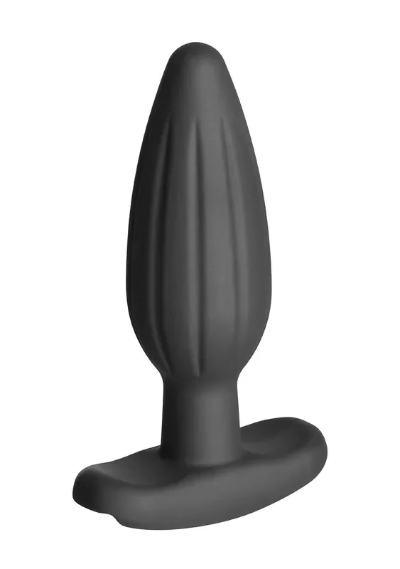 „Rocker“ Silicone Noir Butt Plug – Medium