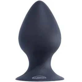 9,6 x 5,2 cm Malesation Silicone Butt Plug Medium black