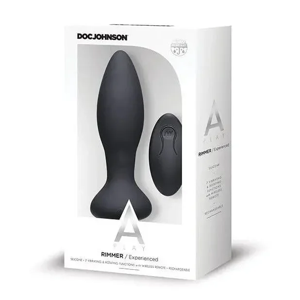 A-Play Rimmer Rechargeable Silicone Anal Plug with Remote