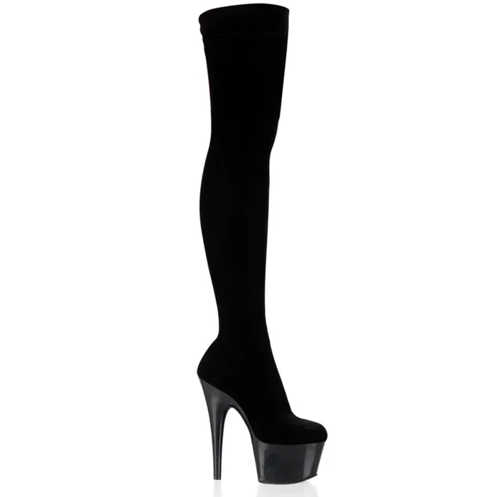 Adore-3002 (High Heel Größe 8 – Gr. 38, High Heel Farbe Schwarz Samt)