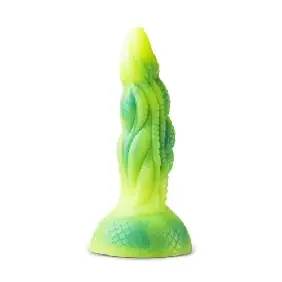 AlienDildo mit Saugnapf – Neon