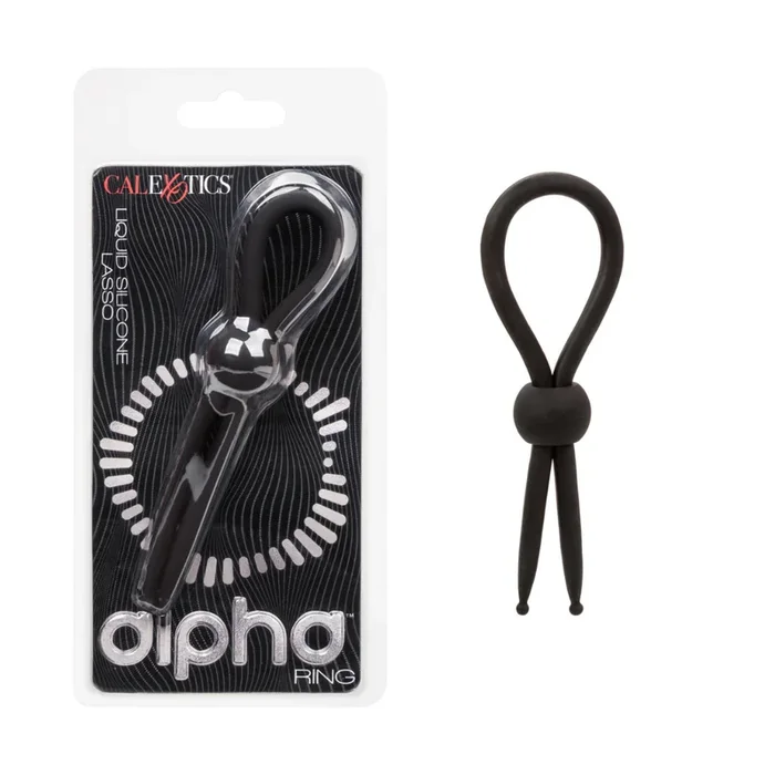 Alpha Ring Liquid Silicone Lasso – Black