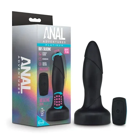 Anal Adventures Platinum – Drive Plug – Black