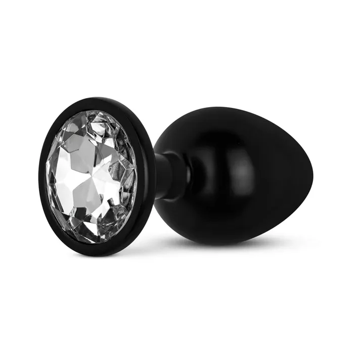 Anal Collection – Aluminium Metal Butt Plug L – Schwarz/Silber