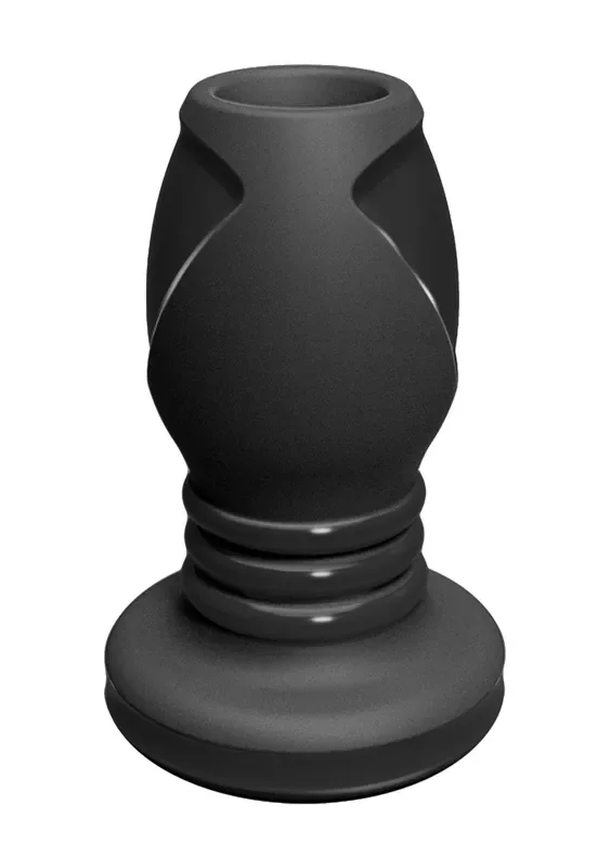 Anal-Plug mit Öffnung Mittel – schwarz
