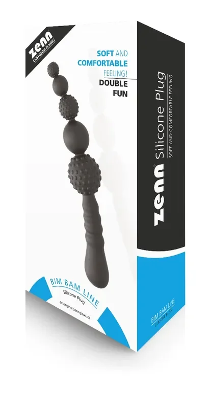 Analkugel-Dildo genoppt – Silikon