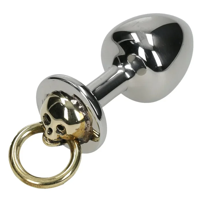Analplug aus Edelstahl – Skull