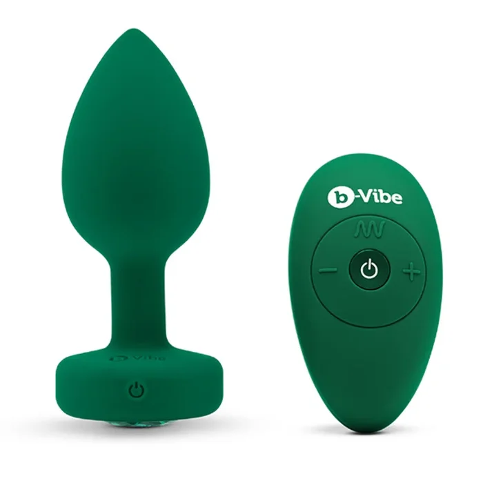 Analplug B-Vibe M/L, Grün