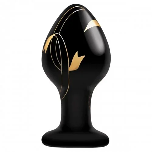 Analplug »Golden Kiss« aus Glas