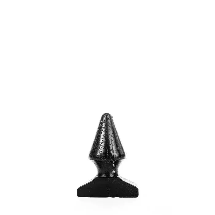 Analplug konisch mit Basis 17cm schwarz