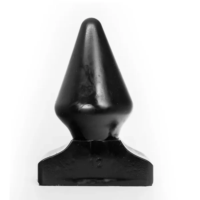 Analplug konisch mit Basis 23cm schwarz