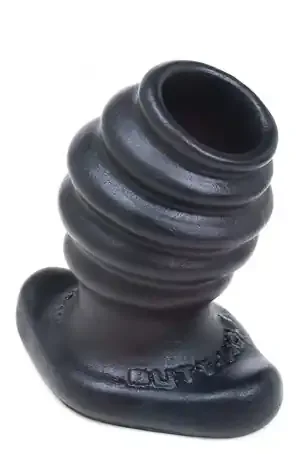Analplug mit Tunnel – gerillt