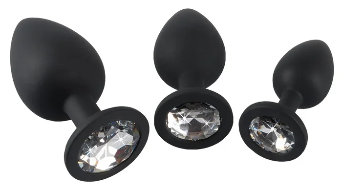 Analplug-Set, 3-teilig, verschiedene Größen Accessoire Bizarre