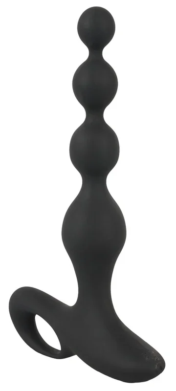 Analvibrator „Vibrating Anal Beads“ im Kugel-Design, 10 Vibrationsmodi Black Velvets