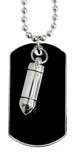 Anhänger – Hundemarke mit Patrone